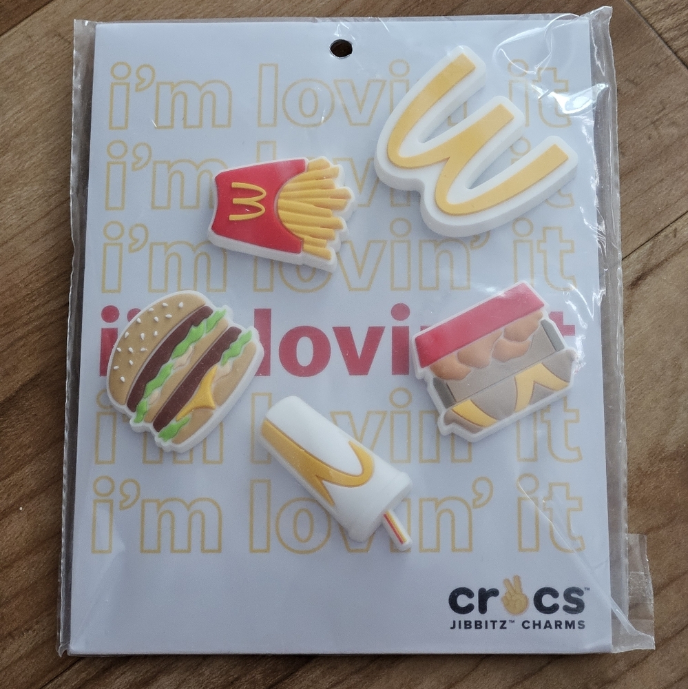 McDonald's Crocs Jibbitz Charms brand new